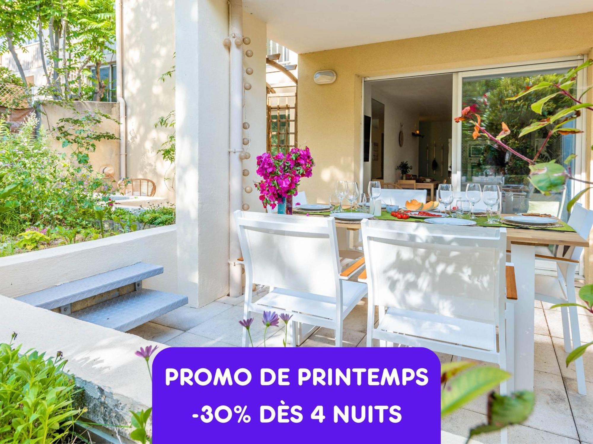 Bao Location - Ideal Pro & Groupe - Calme - Lumineux - Wifi - Terrasse - Jardin - Plage A 2Km - Proche Centre Ville, Gare, Commerces - Parking Prive تولون المظهر الخارجي الصورة