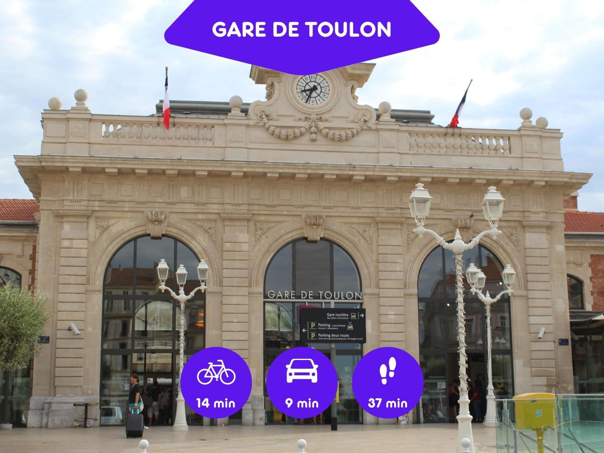 Bao Location - Ideal Pro & Groupe - Calme - Lumineux - Wifi - Terrasse - Jardin - Plage A 2Km - Proche Centre Ville, Gare, Commerces - Parking Prive تولون المظهر الخارجي الصورة