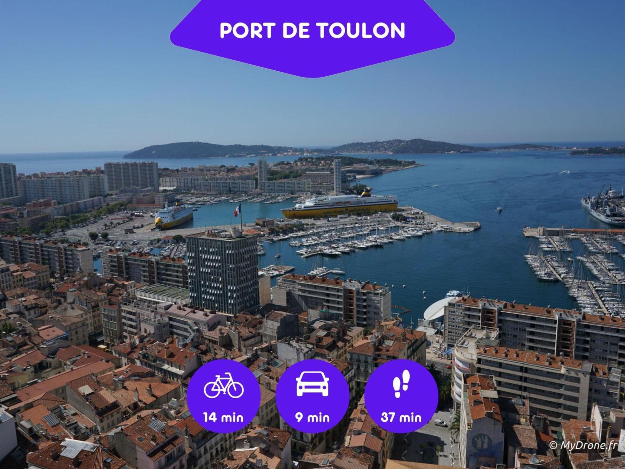 Bao Location - Ideal Pro & Groupe - Calme - Lumineux - Wifi - Terrasse - Jardin - Plage A 2Km - Proche Centre Ville, Gare, Commerces - Parking Prive تولون المظهر الخارجي الصورة